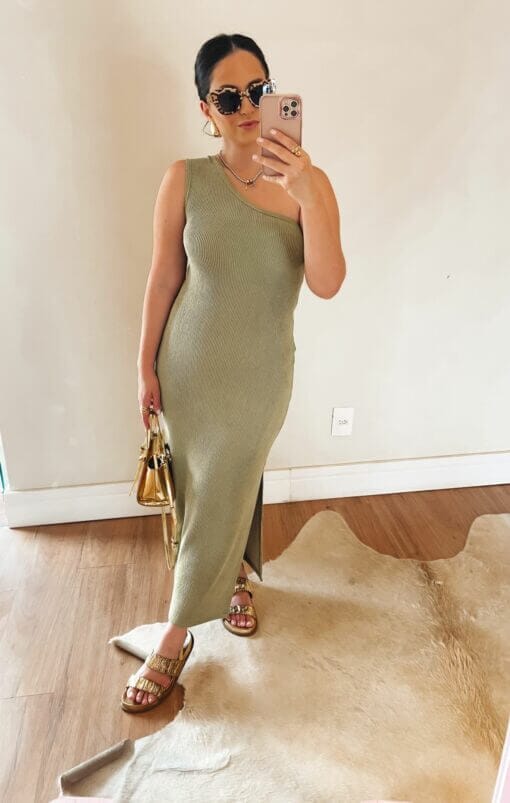 Vestido Tina - Verde Oliva