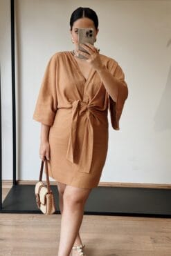 Vestido Mila - Doce de Leite