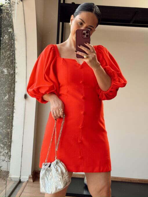 Vestido Cecília- Vermelho - Image 2