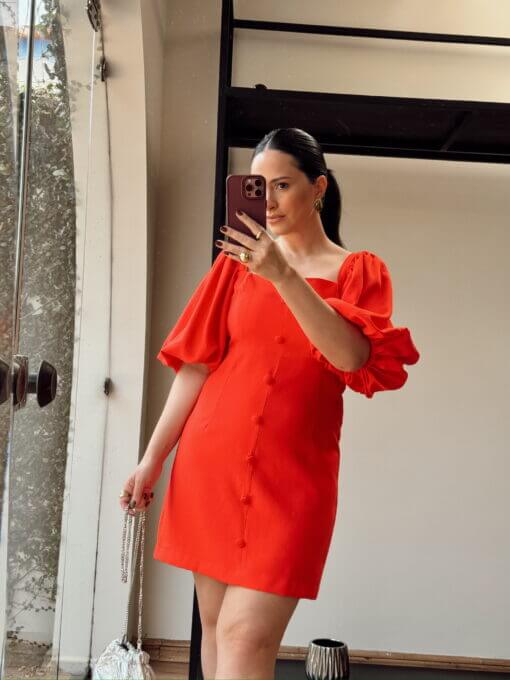 Vestido Cecília- Vermelho