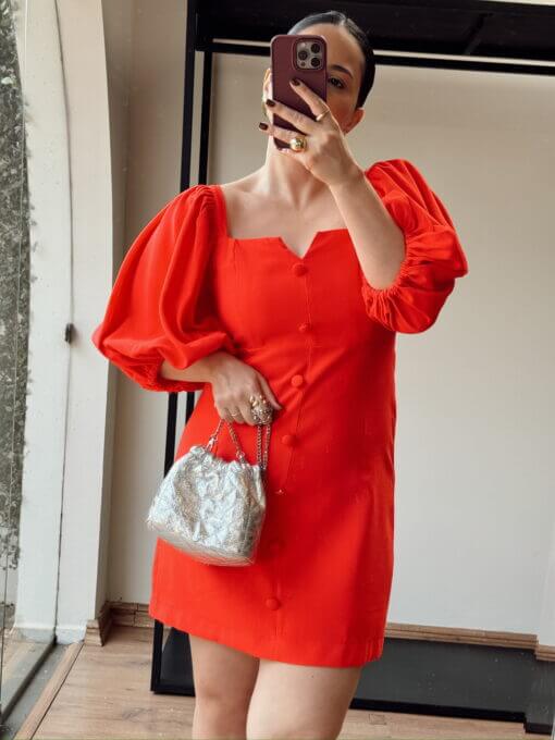 Vestido Cecília- Vermelho - Image 4