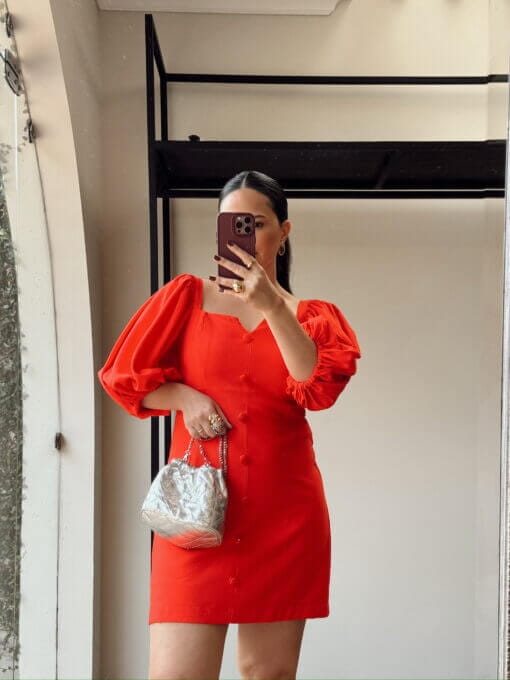 Vestido Cecília- Vermelho - Image 3