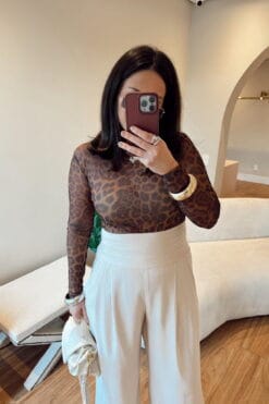Blusa Nina- Onça