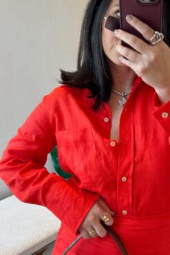 Camisa Mia- Vermelho