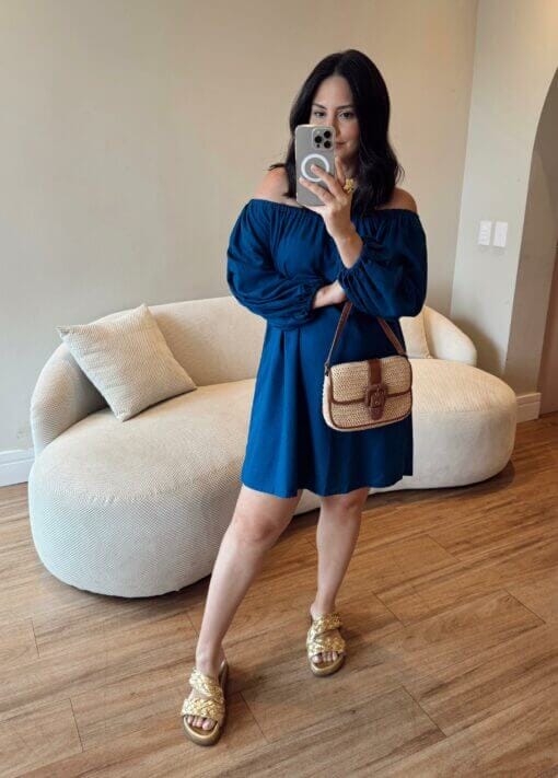 Vestido Virginia - Azul Space - Image 7