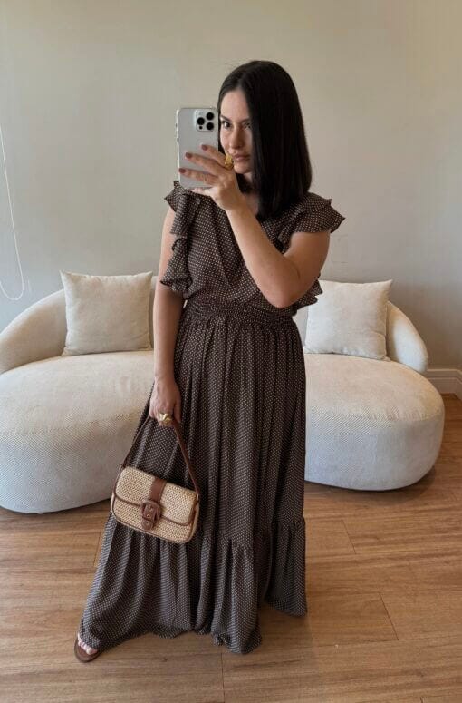 Vestido Íris - Marrom - Image 2