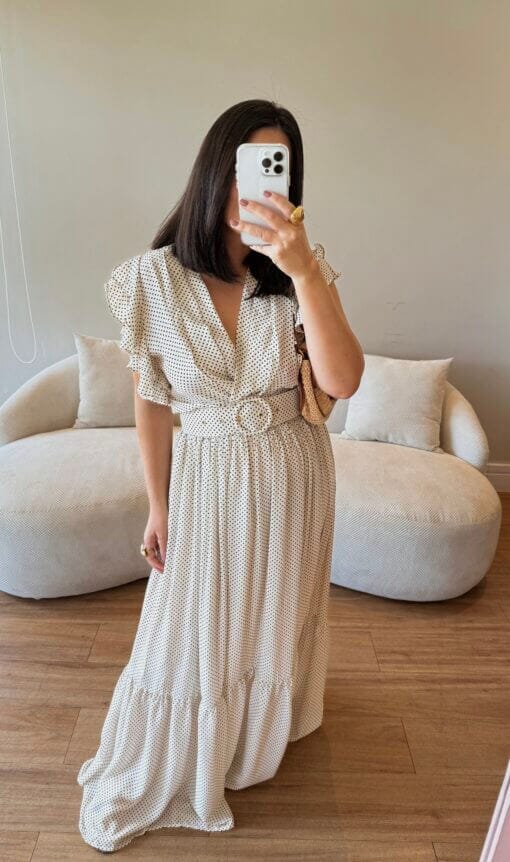 Vestido Íris - Off White - Image 2