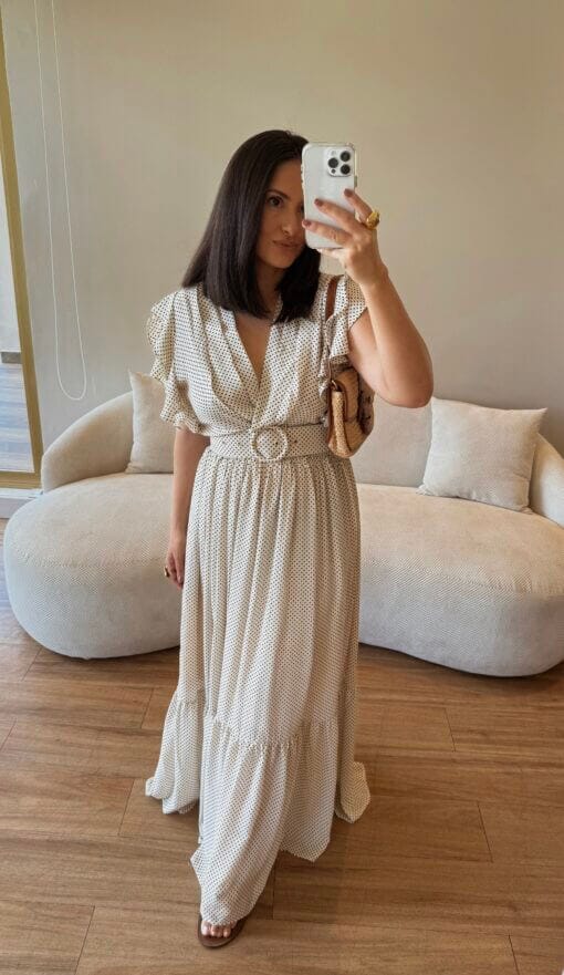 Vestido Íris - Off White - Image 3