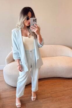 Blazer Lana - Azul