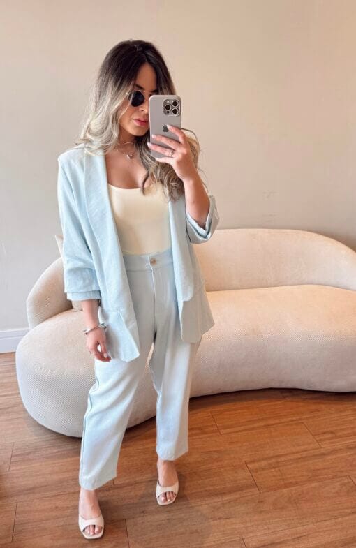 Blazer Lana - Azul