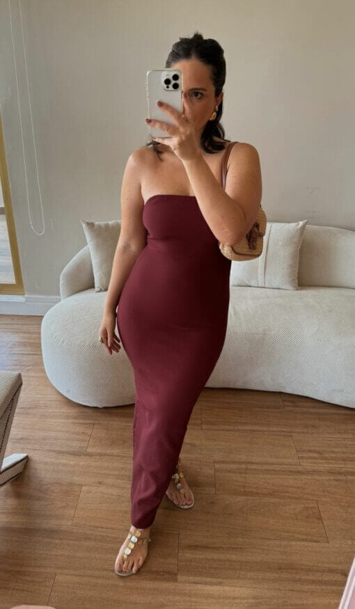Vestido Amanda - Marsala - Image 4