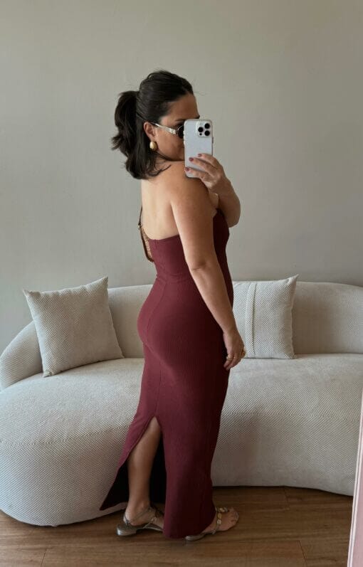 Vestido Amanda - Marsala - Image 2