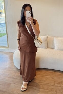 Conjunto Chiara - Marrom