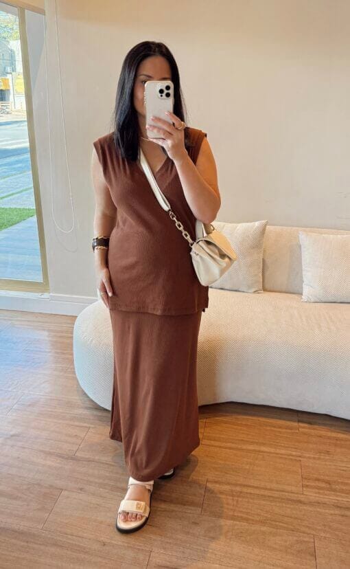 Conjunto Chiara - Marrom