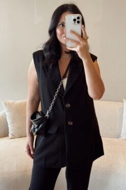 Colete Helena - Preto