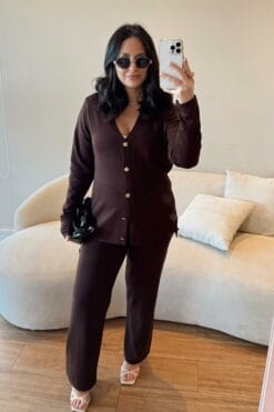 Conjunto Mila - Marrom