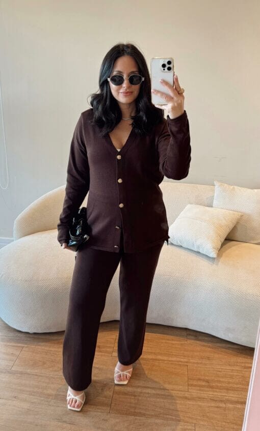 Conjunto Mila - Marrom