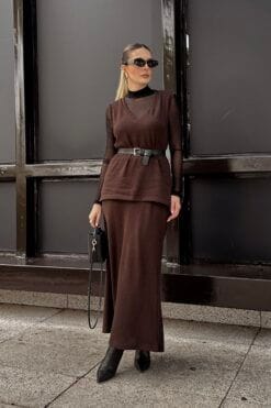Conjunto Chiara Lush - Café