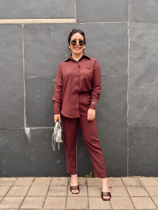 Conjunto Ellen - Marrom