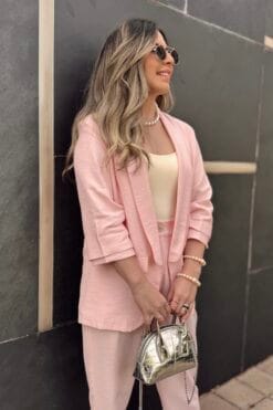 Blazer Lana - Rosa