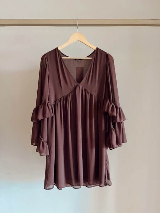 Vestido Adele - Marrom