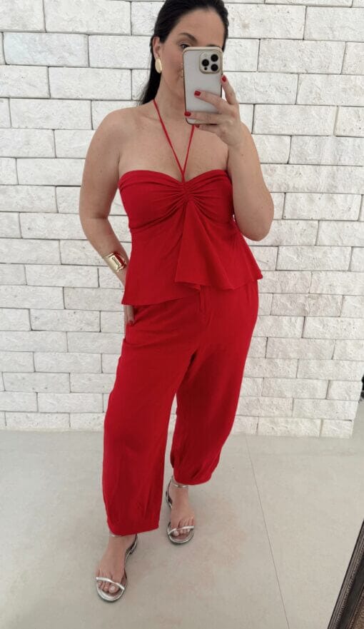 Blusa Jasmine - Vermelho - Imagem 2