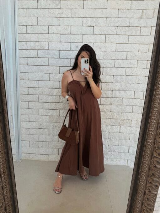 Vestido Theodora - Ganache - Imagem 5