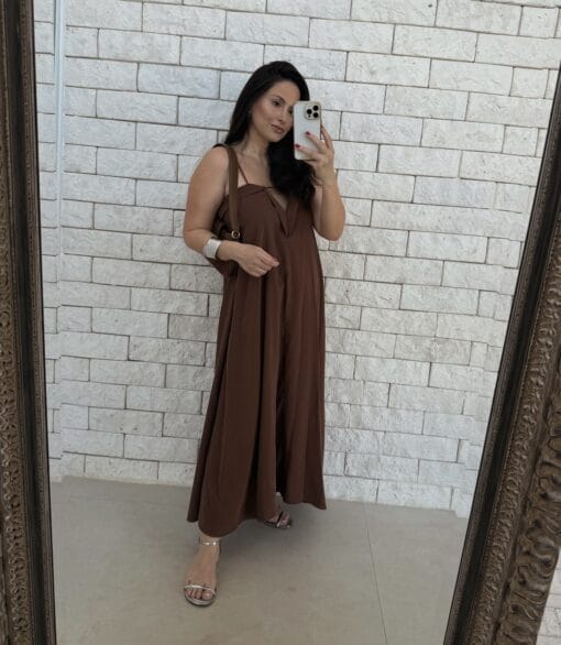Vestido Theodora - Ganache - Imagem 4