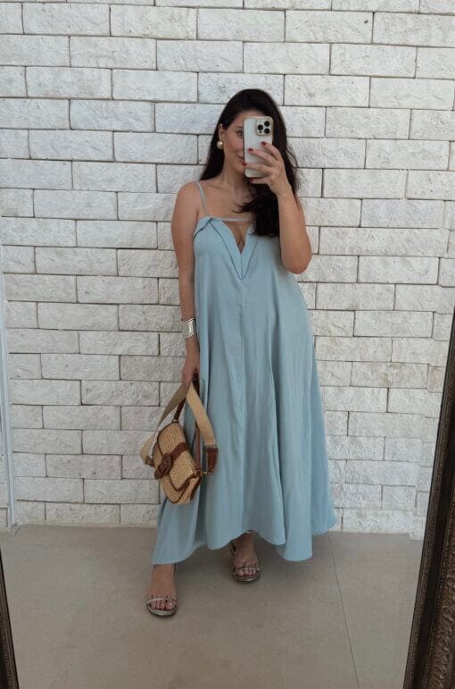 Vestido Theodora - Sky - Imagem 4