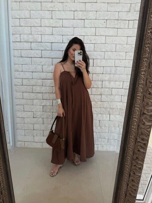 Vestido Theodora - Ganache - Imagem 2