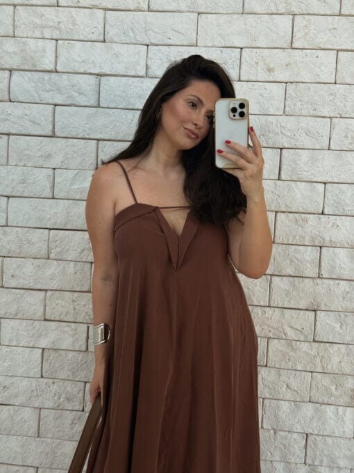 Vestido Theodora - Ganache - Imagem 6