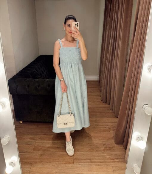 Vestido Bella - Sky blue