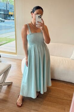 Vestido Bella - Sky blue