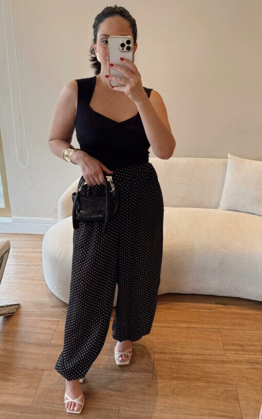 Calça Maitê - Poá - Preto - Imagem 6