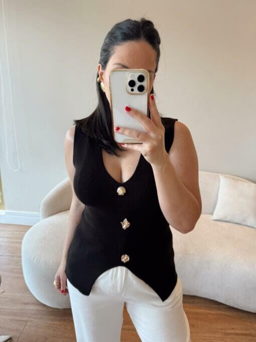 Blusa Yanka - Preta - Imagem 4