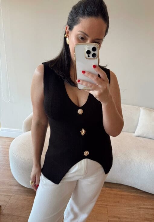 Blusa Yanka - Preta