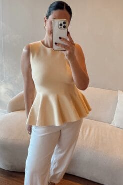 Blusa Lola - Manteiga