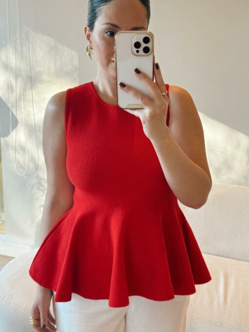 Blusa Lola - Vermelha - Imagem 3