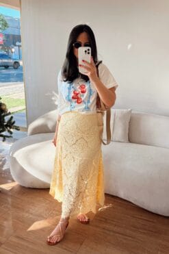 Saia Daiana - Amarelo