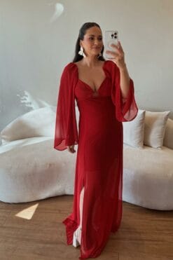 Vestido Daila - Vermelho
