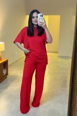 Conjunto Pandora Basic - Vermelho