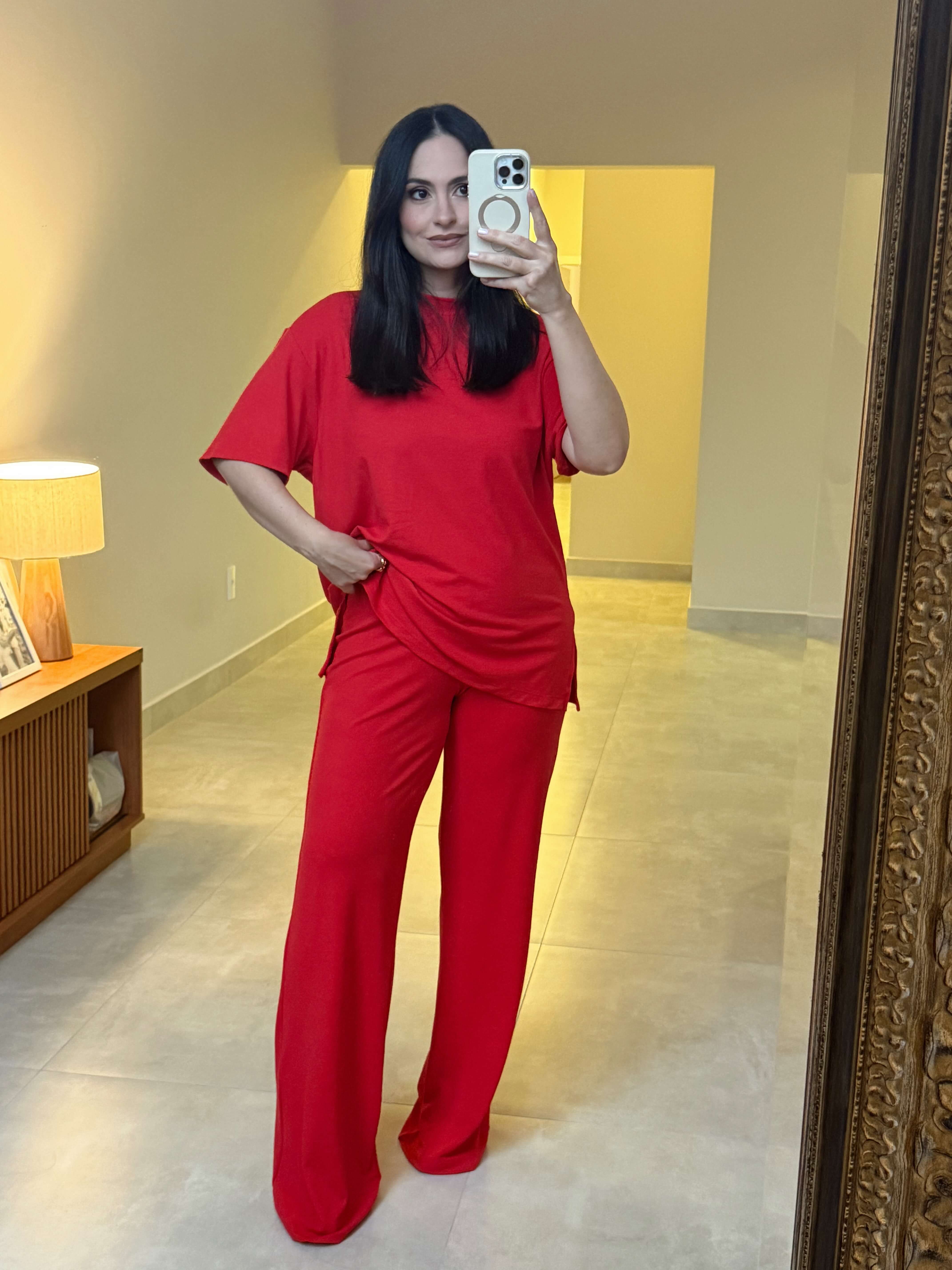 Conjunto Pandora Basic - Vermelho